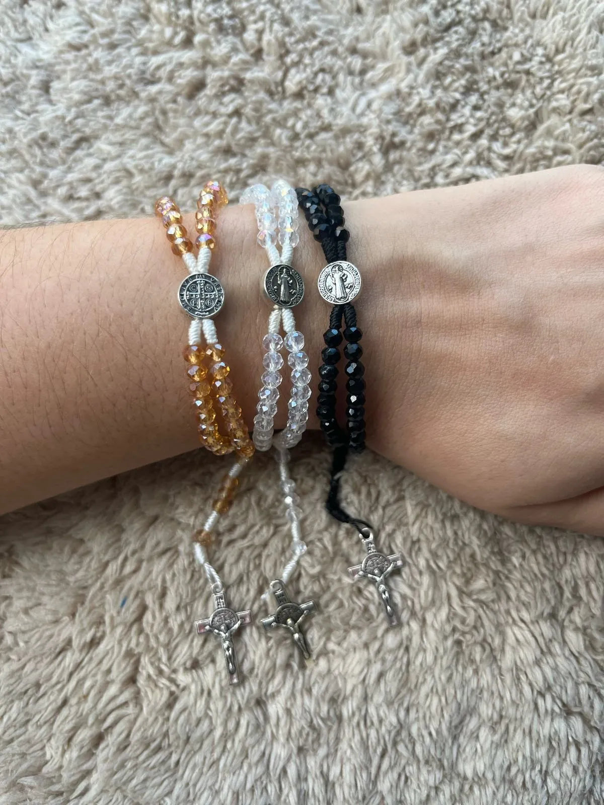 Terço de Pulso Cristal